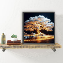 Lade das Bild in den Galerie-Viewer, Goldener Baum-Voll Diamond Painting-40x40cm
