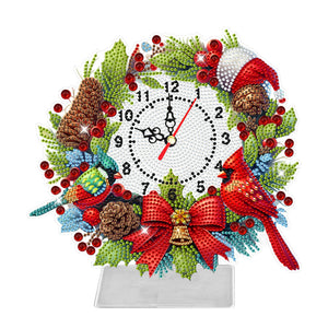 Weihnachts-Acryl-Diamant-Uhr-Anhänger