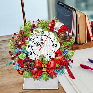 Weihnachts-Acryl-Diamant-Uhr-Anhänger