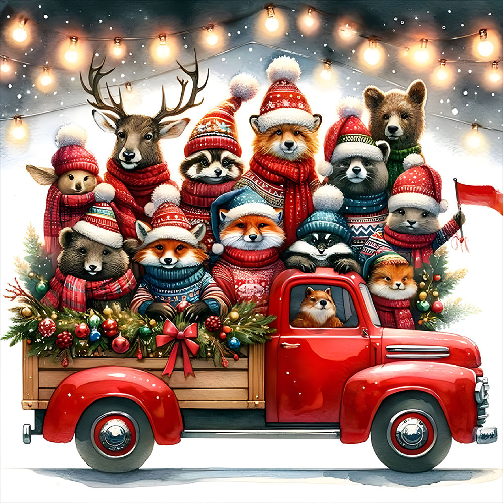 Weihnachten-Voll Diamond Painting-40x40cm