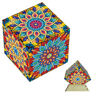 Weihnachten Mandala-Diamant-Kombination Zauberwürfel Ornamente