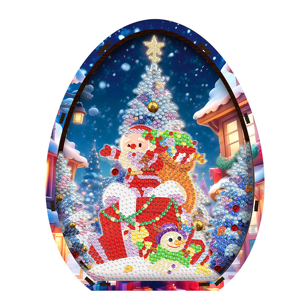 Weihnachten-Dreidimensionale Kombinationsornamente Holzornamente