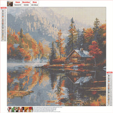 Lade das Bild in den Galerie-Viewer, Haus-Voll Round Diamond Painting-40x40cm
