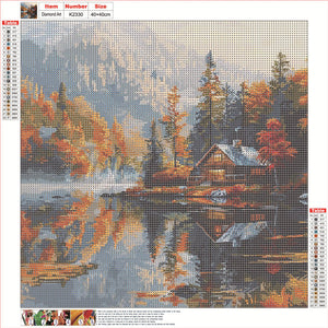 Haus-Voll Round Diamond Painting-40x40cm