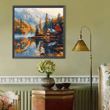 Lade das Bild in den Galerie-Viewer, Haus-Voll Round Diamond Painting-40x40cm
