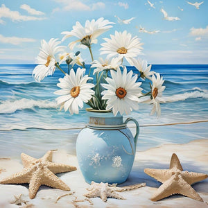 Strand-Voll Round Diamond Painting-30x30cm