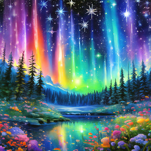 Strand-Voll Round Diamond Painting-30x30cm