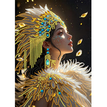 Lade das Bild in den Galerie-Viewer, Mädchen im Kleid  Special Diamond Painting-30x40cm
