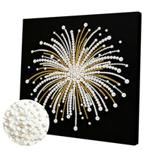 Lade das Bild in den Galerie-Viewer, Elegant – Teilweises Pearl Painting Set mit Rahmen-25x25cm

