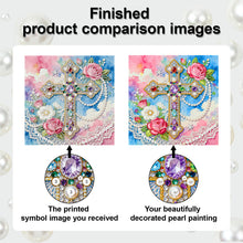 Lade das Bild in den Galerie-Viewer, Partial Pearl Painting mit Rahmen -25*25cm

