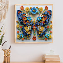 Lade das Bild in den Galerie-Viewer, Schmetterlingsblumen  Special Diamond Painting-30x30cm
