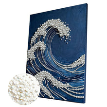 Lade das Bild in den Galerie-Viewer, Partial Pearl Painting mit Rahmen -30x40cm
