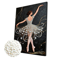 Lade das Bild in den Galerie-Viewer, Partial Pearl Painting mit Rahmen -30x40cm
