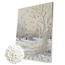 Lade das Bild in den Galerie-Viewer, Partial Pearl Painting mit Rahmen -30x40cm
