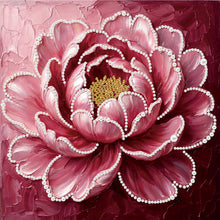Lade das Bild in den Galerie-Viewer, Partial Pearl Painting mit Rahmen -25x25cm
