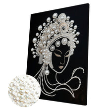 Lade das Bild in den Galerie-Viewer, Partial Pearl Painting mit Rahmen -30x40cm
