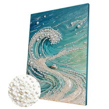 Lade das Bild in den Galerie-Viewer, Partial Pearl Painting mit Rahmen -30x40cm
