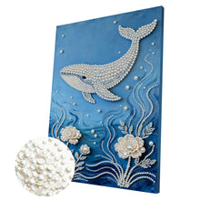 Lade das Bild in den Galerie-Viewer, Partial Pearl Painting mit Rahmen -30x40cm
