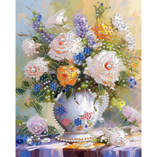 Lade das Bild in den Galerie-Viewer, Partial Pearl Painting mit Rahmen -40x50cm
