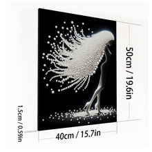 Lade das Bild in den Galerie-Viewer, Partial Pearl Painting mit Rahmen -40x50cm
