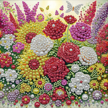 Lade das Bild in den Galerie-Viewer, Partial Pearl Painting mit Rahmen -30x30cm
