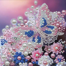 Lade das Bild in den Galerie-Viewer, Partial Pearl Painting mit Rahmen -30x30cm
