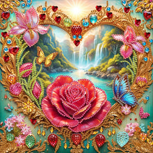 Lade das Bild in den Galerie-Viewer, Dove-Teilweise Special Diamond Painting-30x30cm
