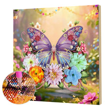 Lade das Bild in den Galerie-Viewer, Schmetterling-B - Diamant-Kerzenhalter - Diamant-Tischornament
