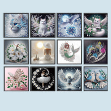 Lade das Bild in den Galerie-Viewer, Tanzendes Mädchen- Special Diamond Painting-30x30cm
