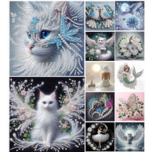 Lade das Bild in den Galerie-Viewer, Tanzendes Mädchen- Special Diamond Painting-30x30cm
