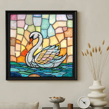 Lade das Bild in den Galerie-Viewer, Stained Glass Fairy-Partial Special Diamond Painting-30x30cm
