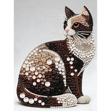 Lade das Bild in den Galerie-Viewer, Cat-Partial Special Diamond Painting-30x40cm
