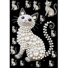 Lade das Bild in den Galerie-Viewer, Cat-Partial Special Diamond Painting-30x40cm

