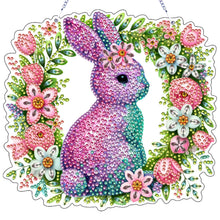 Lade das Bild in den Galerie-Viewer, Osterhase-A - Einseitig - Diamant-Anhänger
