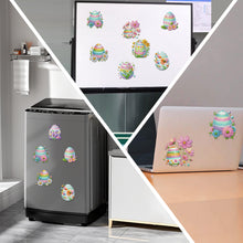 Lade das Bild in den Galerie-Viewer, 8 Stk./Set Osterblumen-Eier - Diamant Painting Kühlschrankmagnet
