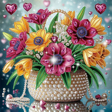 Lade das Bild in den Galerie-Viewer, Blumenstrauß aus Rosen- Special Diamond Painting-30x30cm
