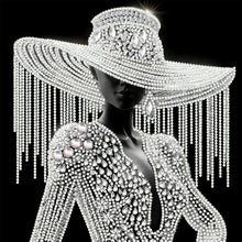 Lade das Bild in den Galerie-Viewer, Elegante Schönheit-Special Diamond Painting-30x30cm
