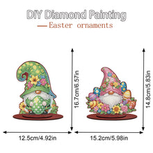 Lade das Bild in den Galerie-Viewer, 2 Stk./Set Ostern - Einseitig - Acryl-Diamant-Tischornament
