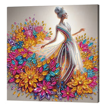 Lade das Bild in den Galerie-Viewer, Good Morning-Partial Pearl Painting Kit with Frame-25x25cm
