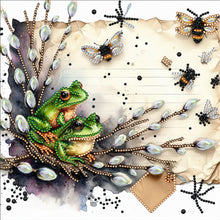 Lade das Bild in den Galerie-Viewer, Dragonfly-Partial Special Diamond Painting-30x30cm
