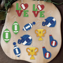 Lade das Bild in den Galerie-Viewer, 12 Paar Niedliche Cartoon Ohrringe - DIY Diamant Painting Ohrringe Set
