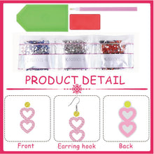 Lade das Bild in den Galerie-Viewer, 12 Paar Niedliche Cartoon Ohrringe - DIY Diamant Painting Ohrringe Set
