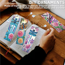 Lade das Bild in den Galerie-Viewer, 4 Stk./Set Gelbe Blumen und Pferd - Diamant-Lesezeichen
