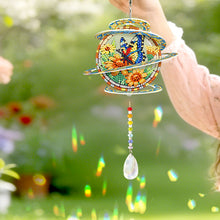 Lade das Bild in den Galerie-Viewer, 2 Stk./Set Kolibris und Schmetterlinge - Sonnenfänger Fensterhänger Diamant-Windspiel
