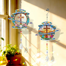 Lade das Bild in den Galerie-Viewer, 2 Stk./Set Kolibris und Schmetterlinge - Sonnenfänger Fensterhänger Diamant-Windspiel
