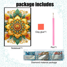 Lade das Bild in den Galerie-Viewer, Mandala - DIY Diamant Painting Notizbuch 50 Seiten
