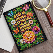 Lade das Bild in den Galerie-Viewer, Schmetterlinge und Rosen - DIY Diamant Painting Notizbuch 50 Seiten
