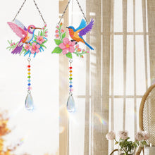 Lade das Bild in den Galerie-Viewer, 2 Stk./Set Schleifenförmiges Osterei - Sonnenfänger Fensterhänger Diamant-Windspiel
