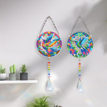 Lade das Bild in den Galerie-Viewer, 2 Stk./Set Kreuz - Sonnenfänger Fensterhänger Diamant-Windspiel
