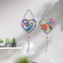 Lade das Bild in den Galerie-Viewer, 2 Stk./Set Kreuz - Sonnenfänger Fensterhänger Diamant-Windspiel
